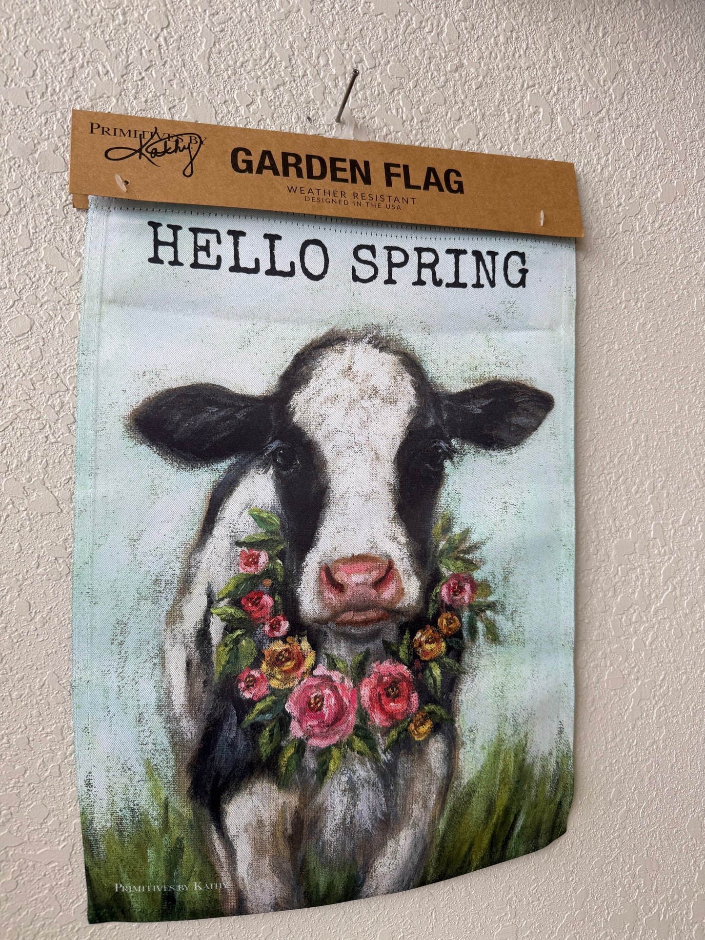 Hello Spring Garden Flag
