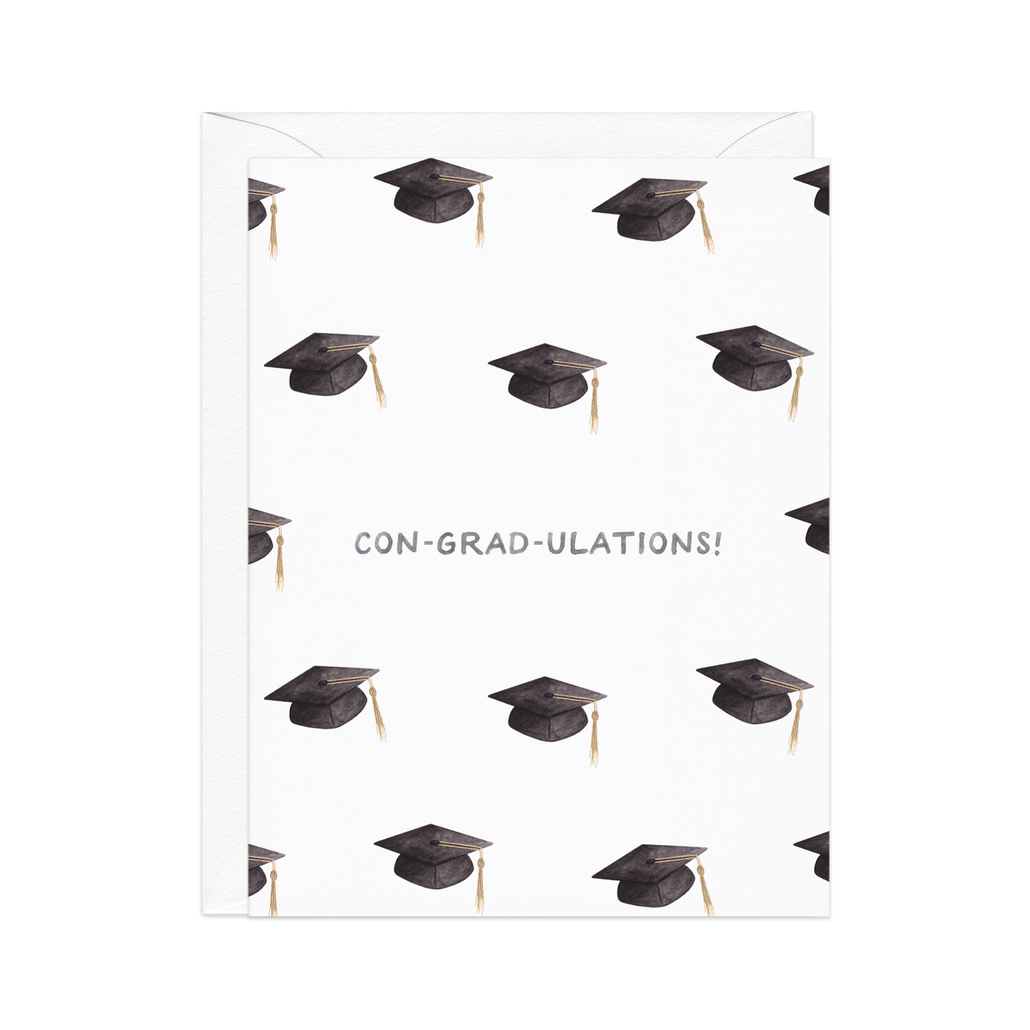 Con-grad-ulations Graduation Cap Card