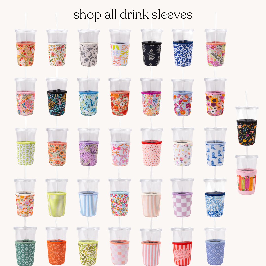 Floral Filigree Drink Koozie