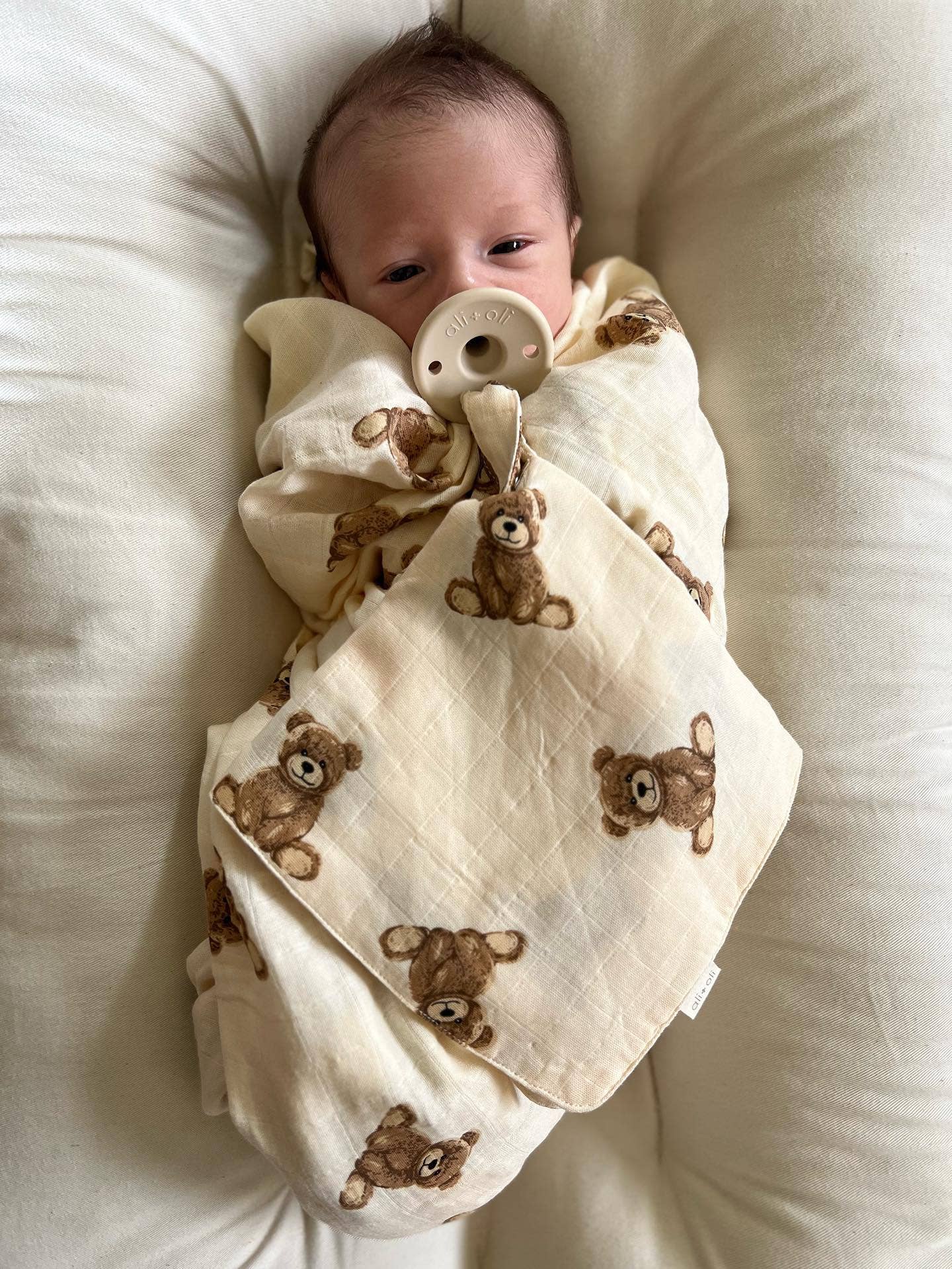 Pacifier Blanket Holder (Teddy Bear)