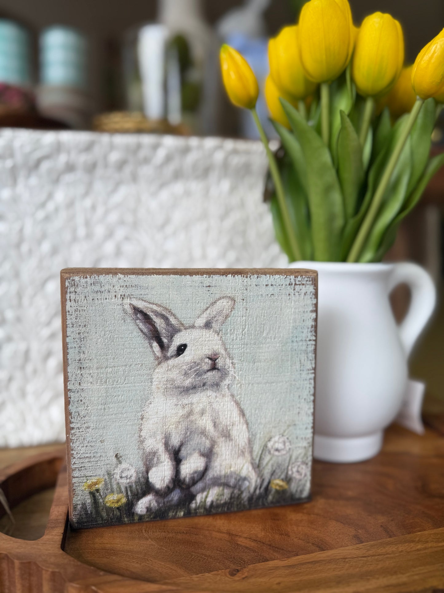 Bunny - Decorative Wood Block