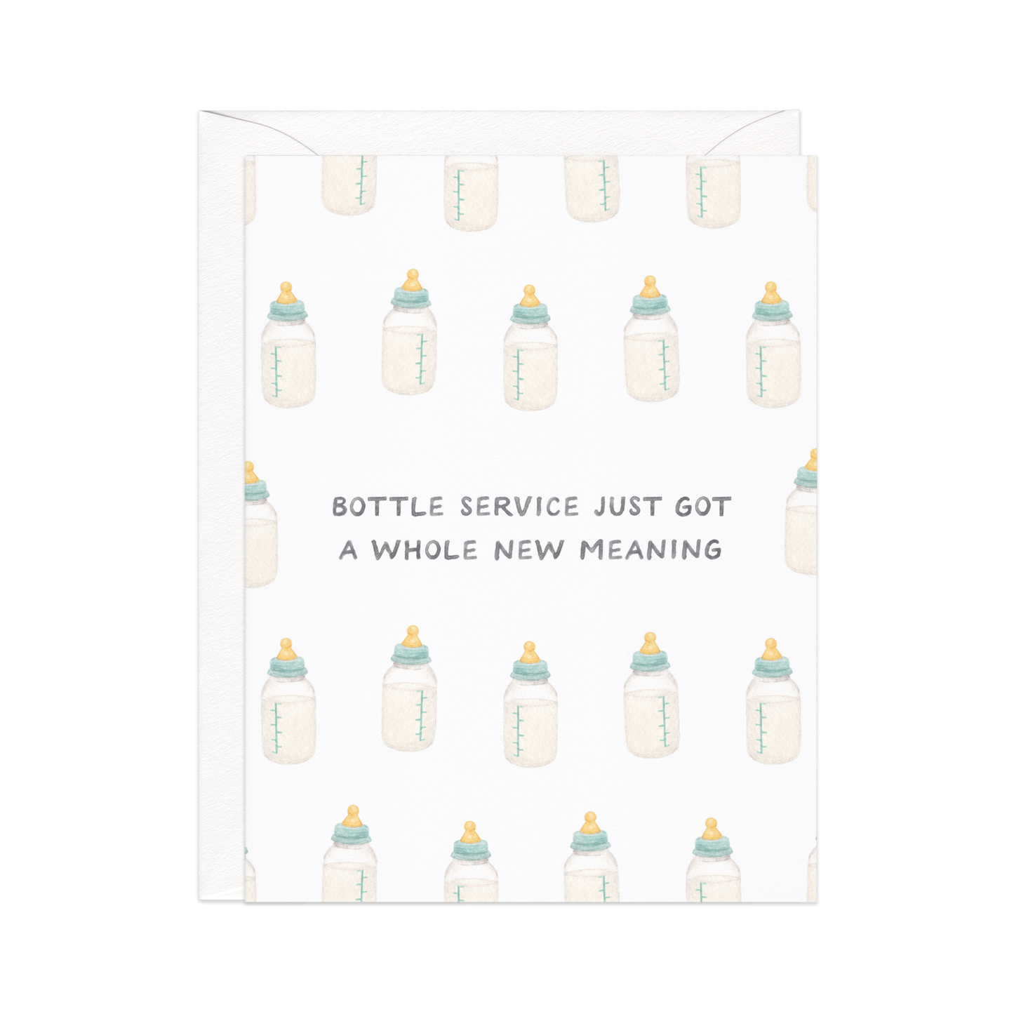 Bottle Service —  New Baby Card