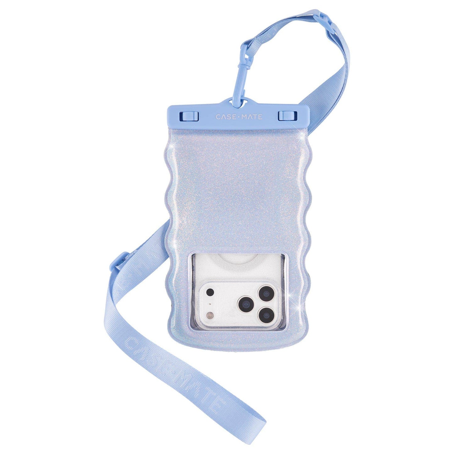 Case-Mate Wavy Waterproof Floating Phone Pouch: Ivory Twinkle