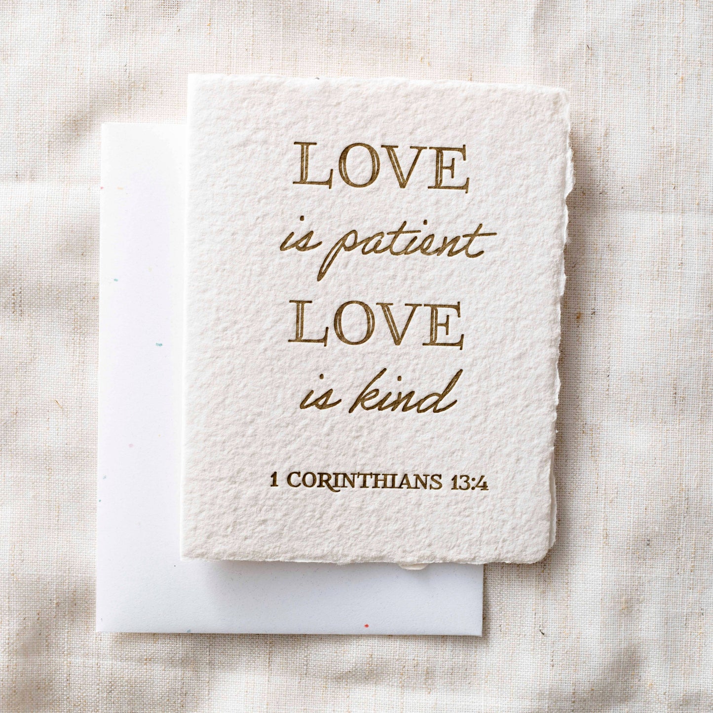 Love is patient Love is kind | greeting card