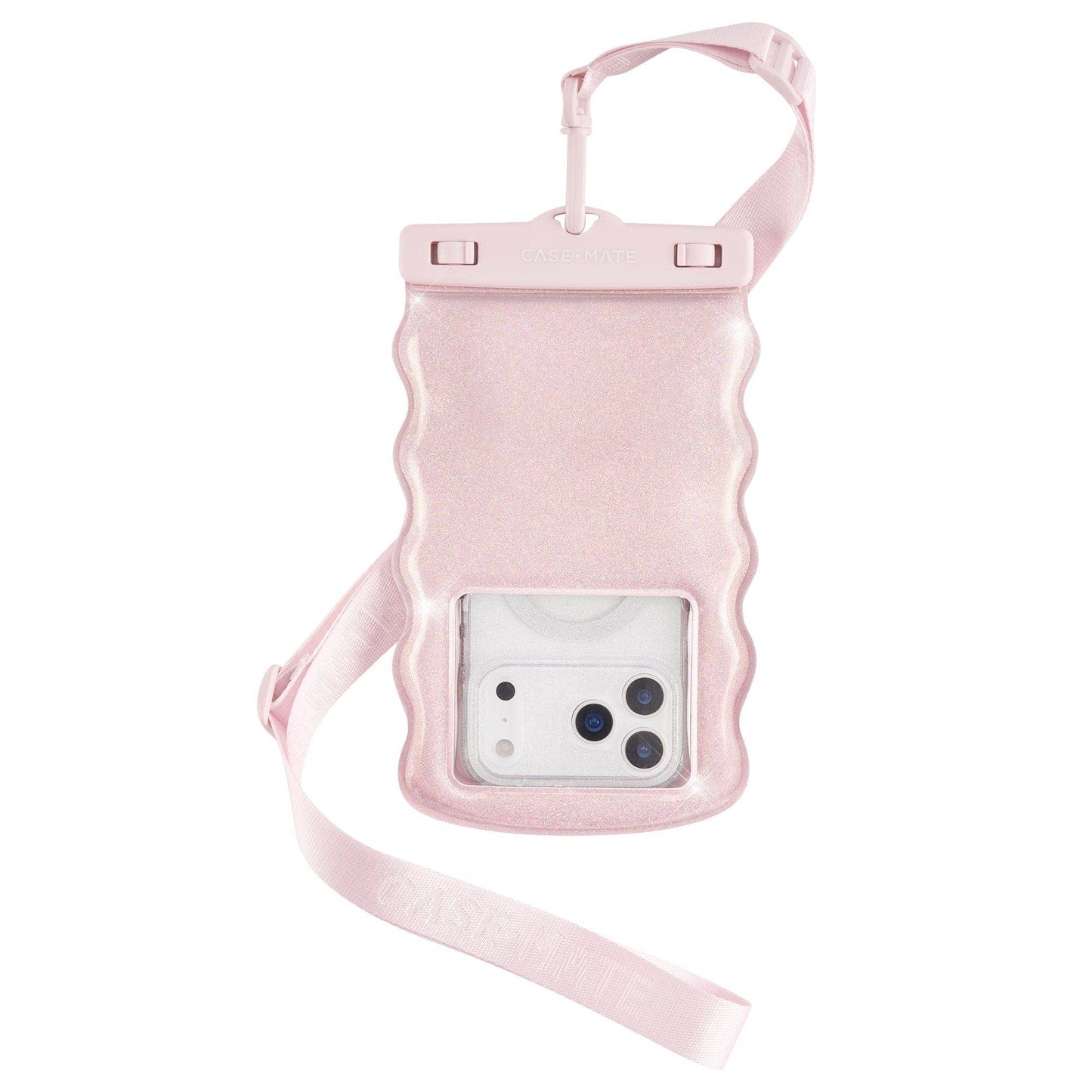 Case-Mate Wavy Waterproof Floating Phone Pouch: Ivory Twinkle
