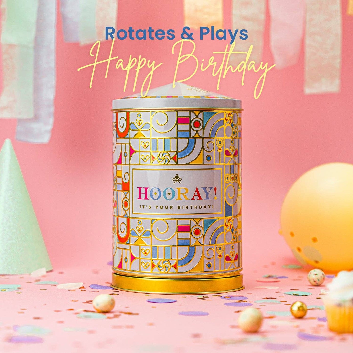 Happy Birthday Tin: Birthday