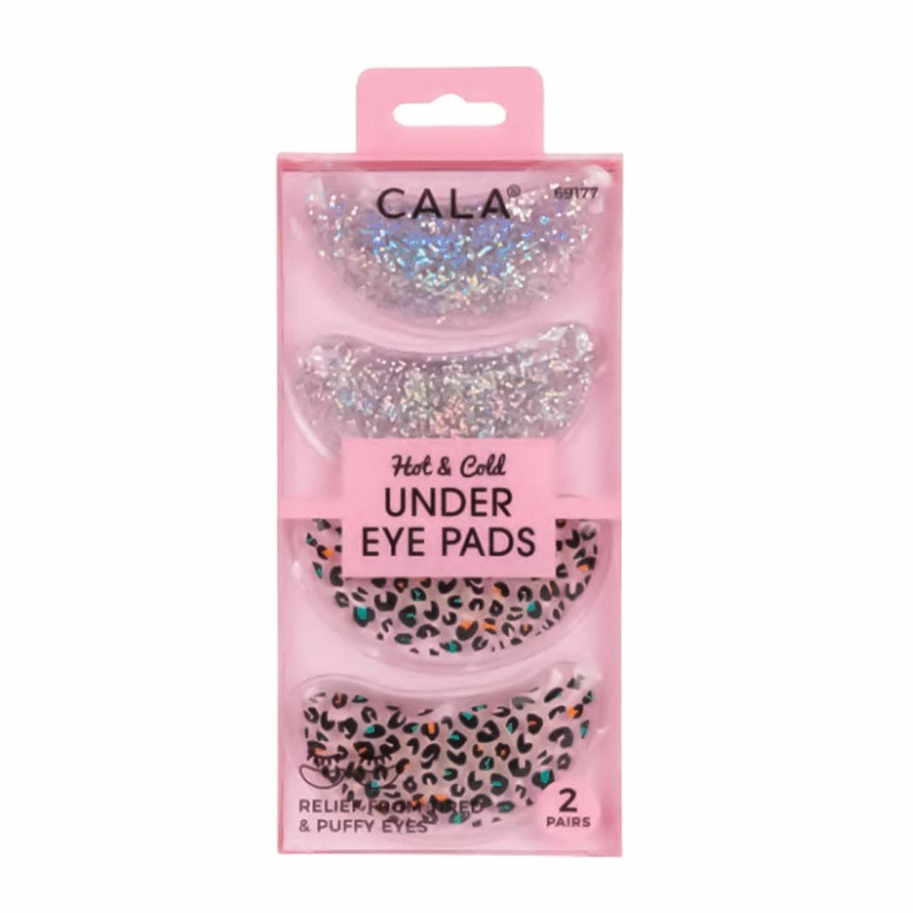 CALA Hot and Cold Under Eye Pads 2 Pack: Watermelon Cucumber