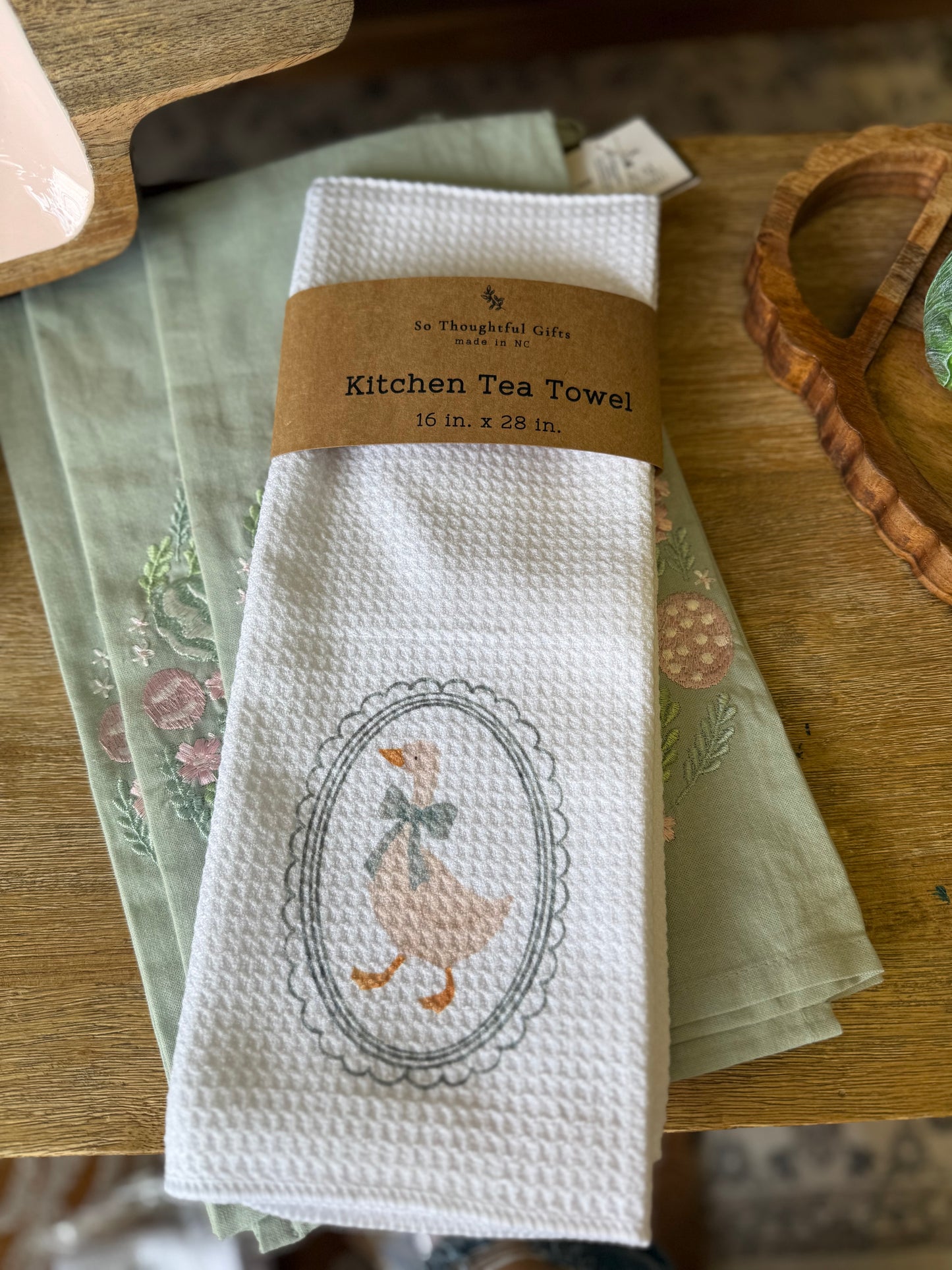 Spring Dish Towel - Vintage Goose | Kitchen Towel