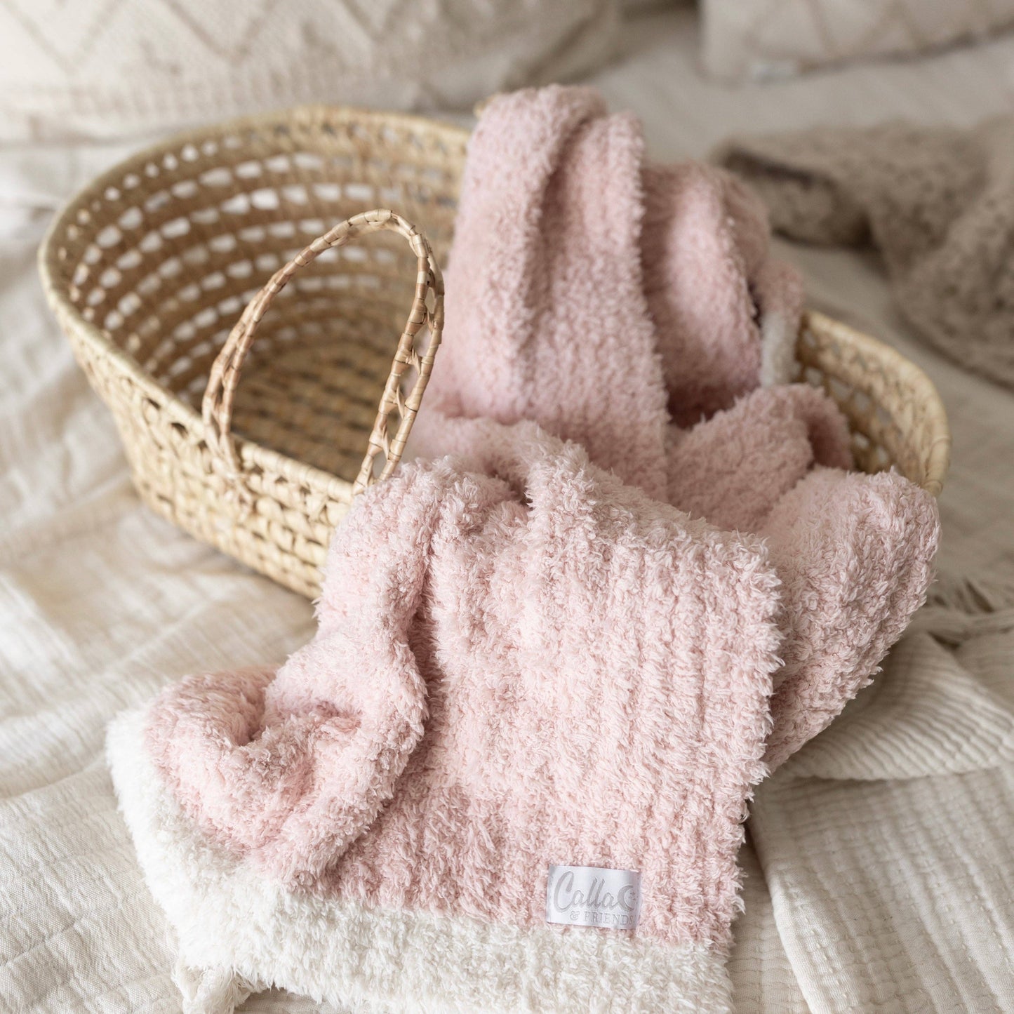 The Alani Blanket - Toddler: Petal Pink