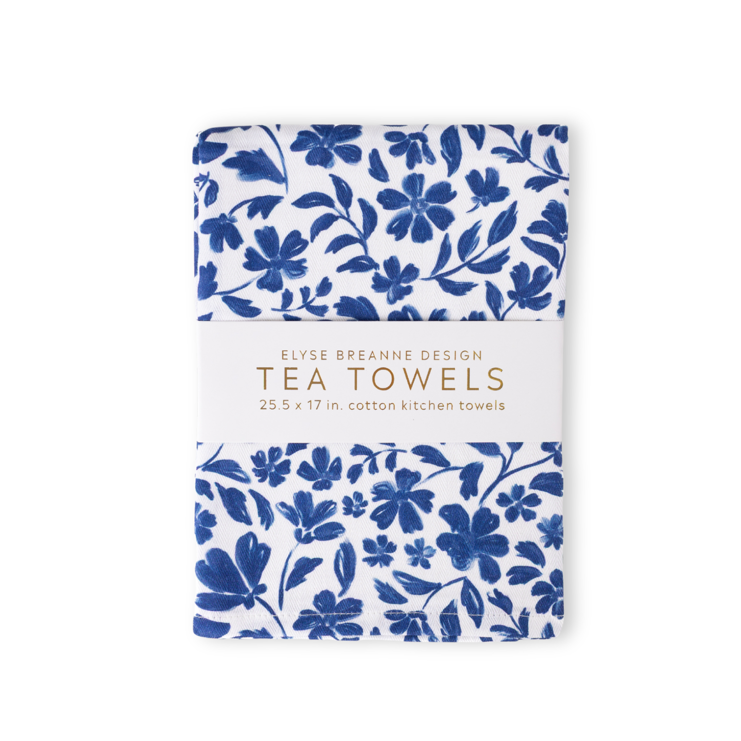Pack of 2 Porcelain Floral Tea Towels