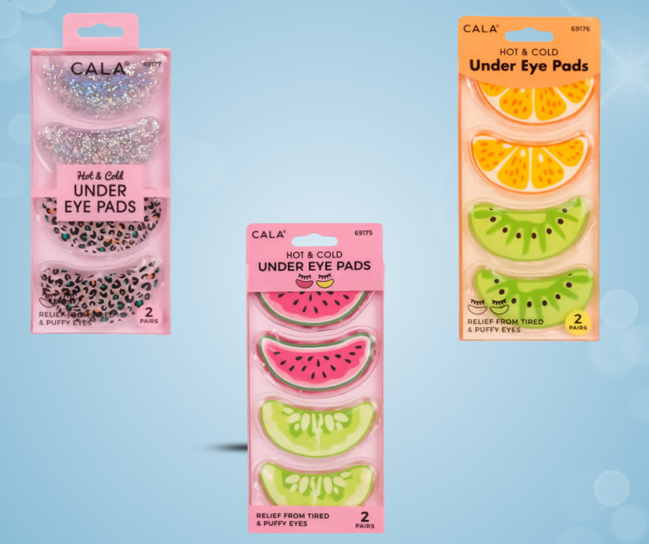 CALA Hot and Cold Under Eye Pads 2 Pack: Watermelon Cucumber