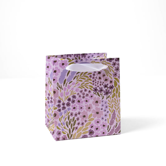 Lilac Floral Gift Bag: Small