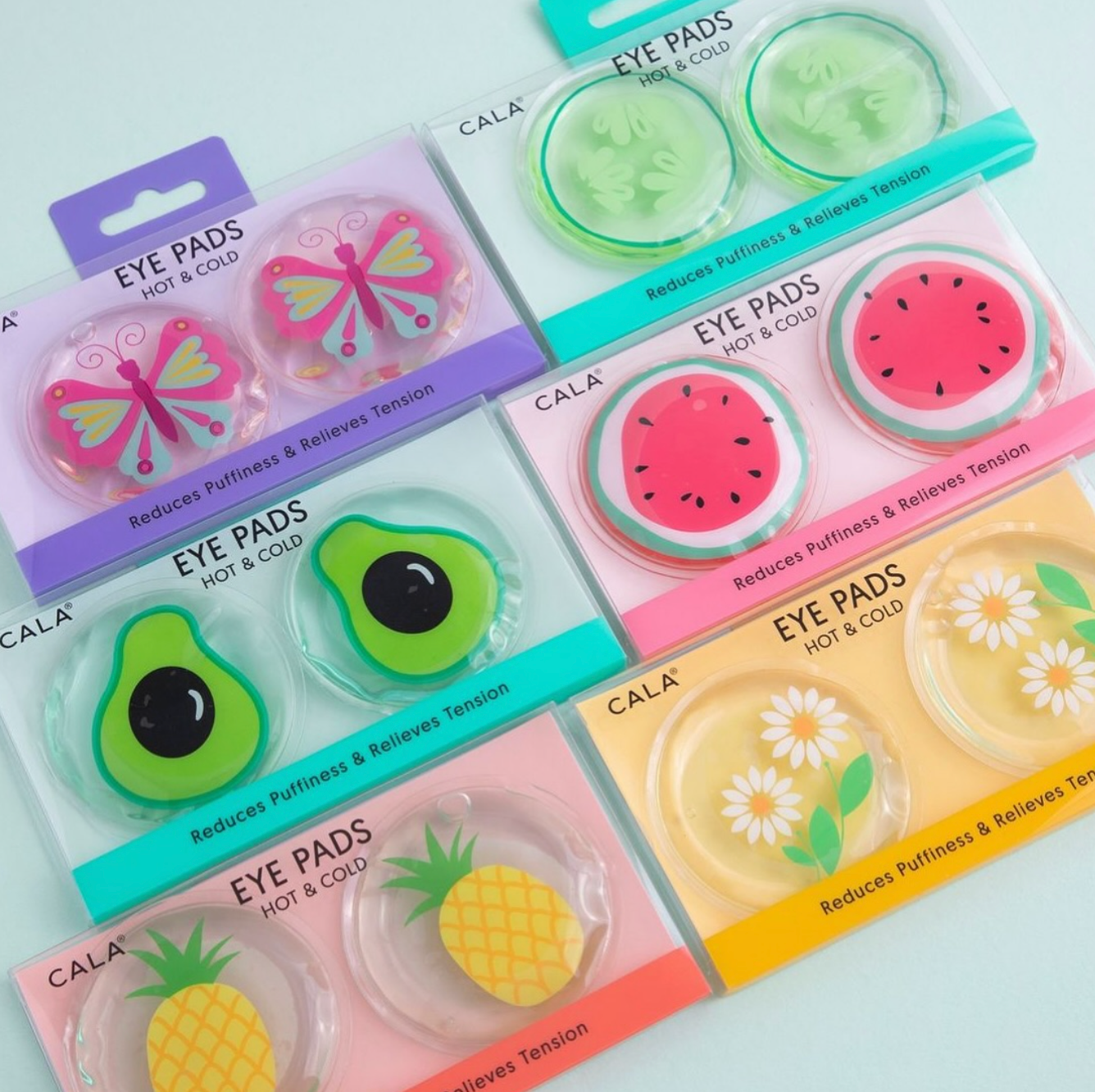 CALA Hot and Cold Under Eye Reusable Pad: Watermelon