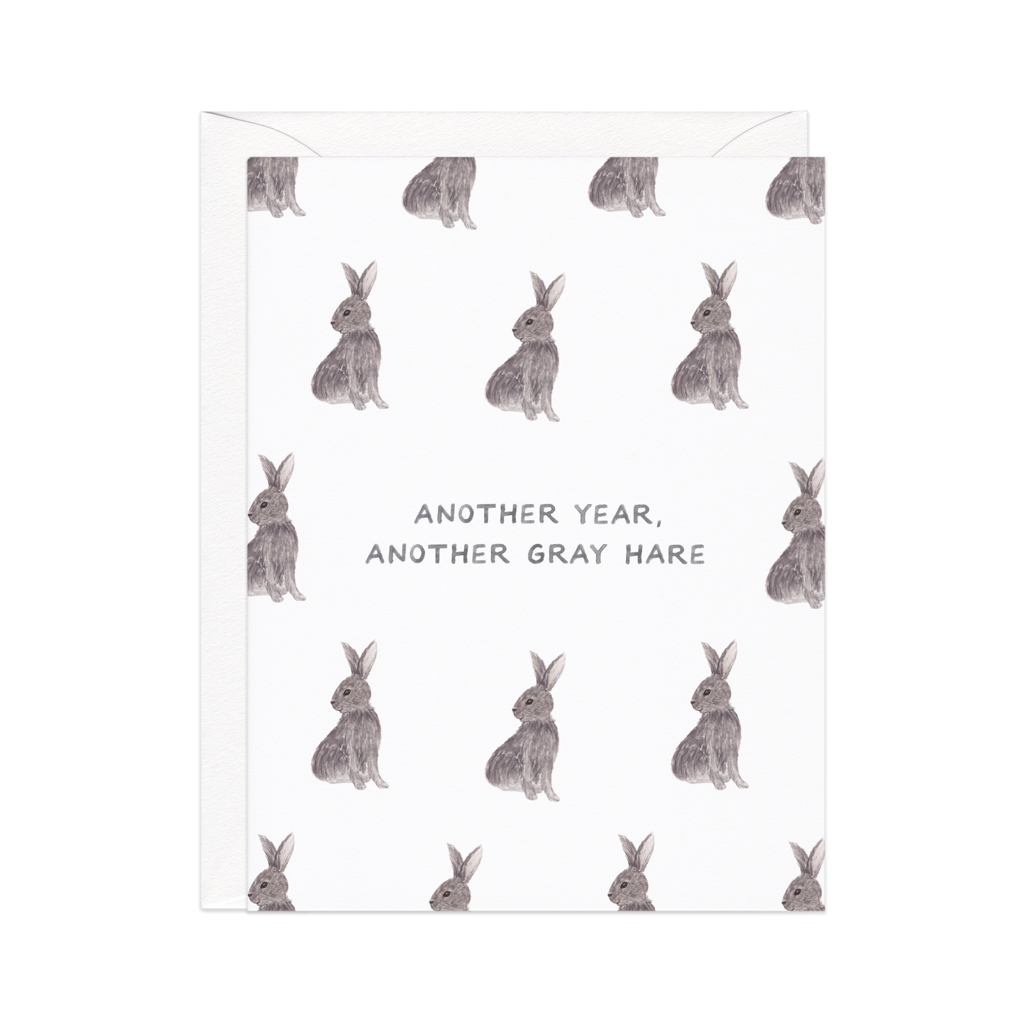 Gray Hares —  Birthday Card