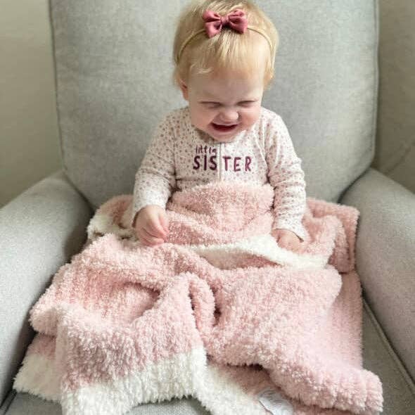The Alani Blanket - Toddler: Petal Pink