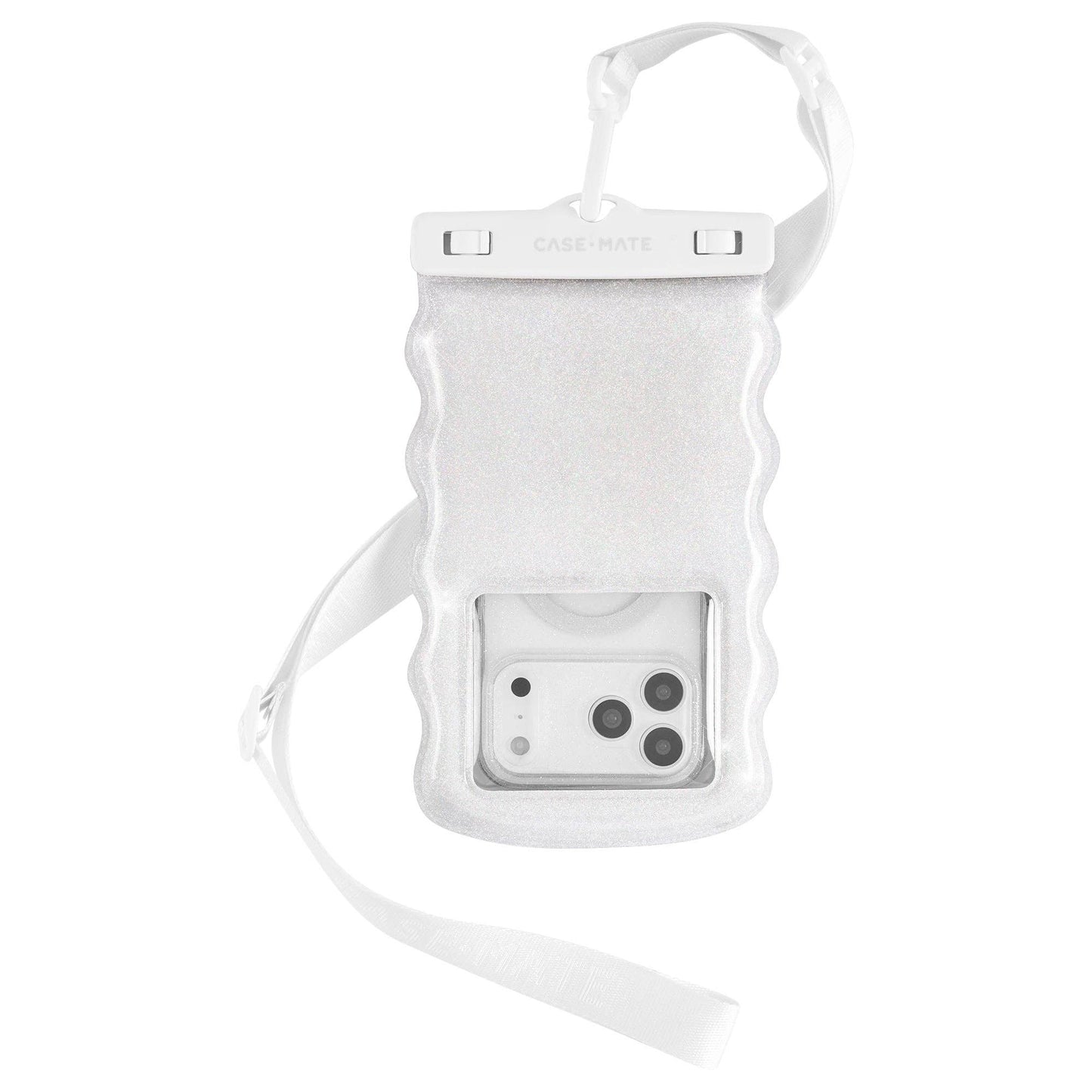 Case-Mate Wavy Waterproof Floating Phone Pouch: Ivory Twinkle