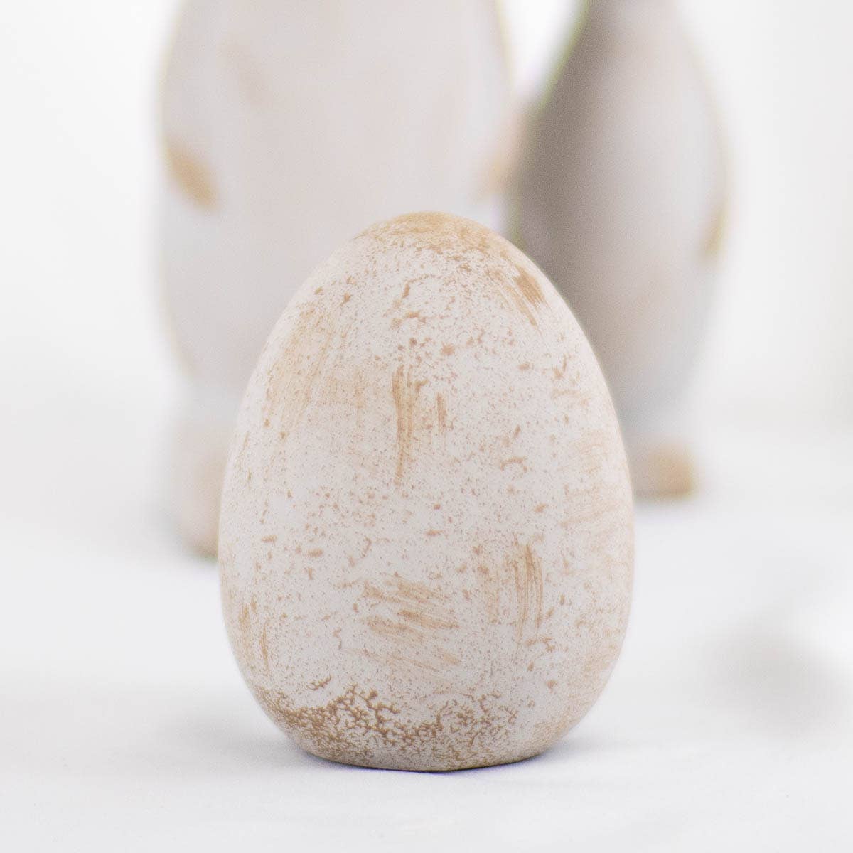 Aubrey Egg Décor   Antique Gray   4"