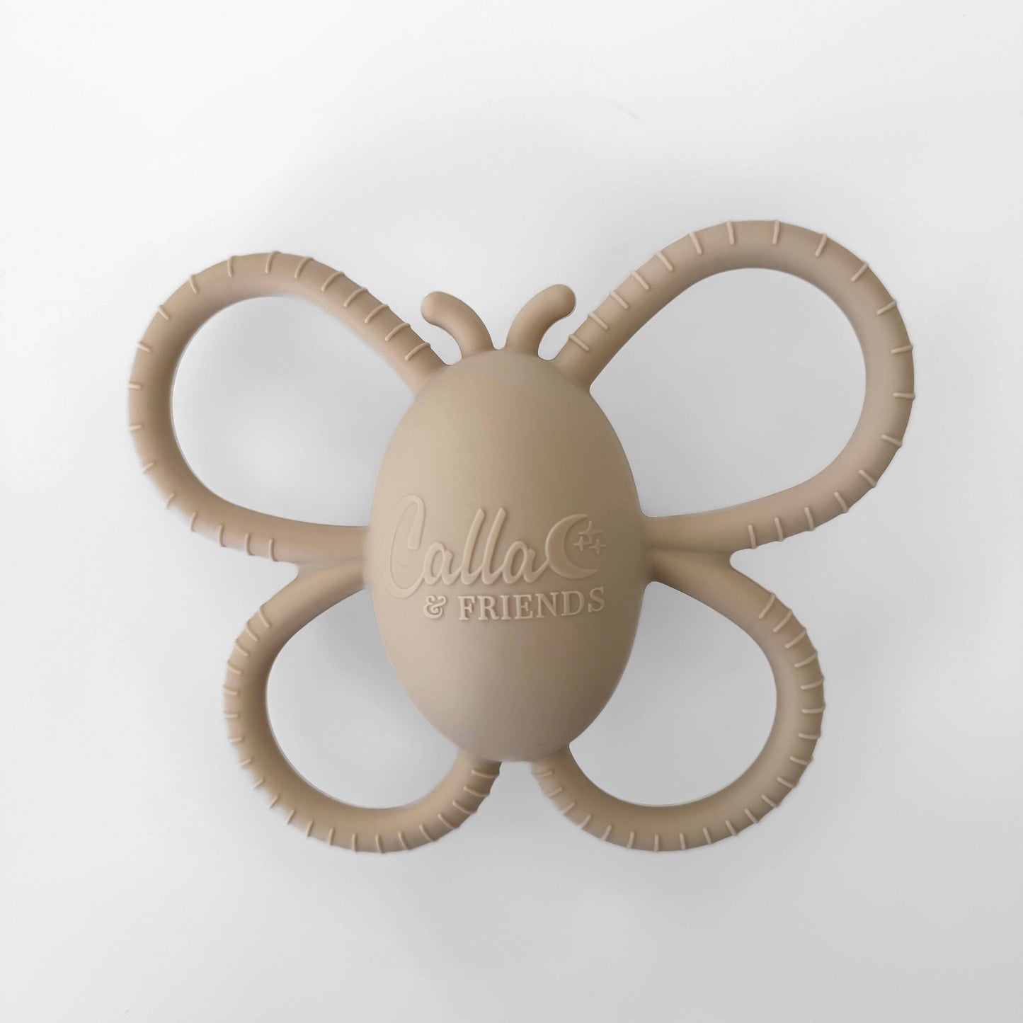 Butterfly Rattle Teether: Petunia Pink