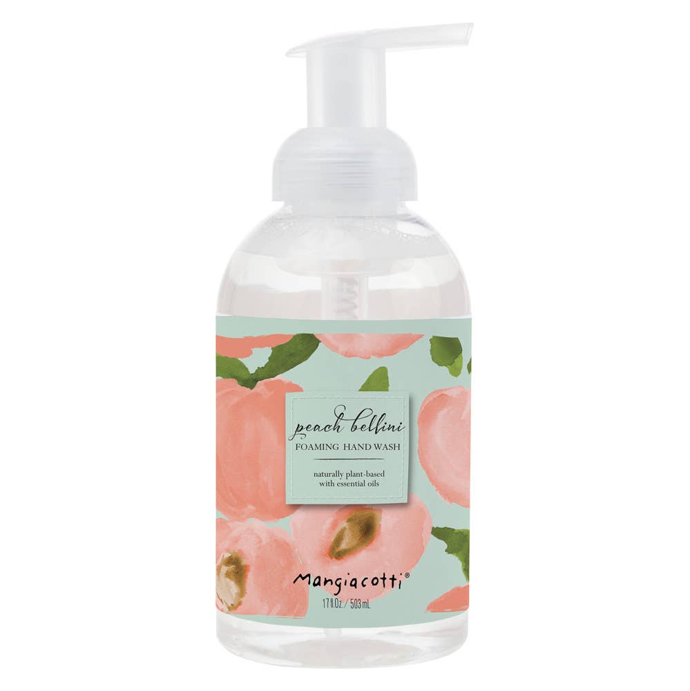 Mangiacotti Peach Bellini Foaming Hand Wash 17 oz.