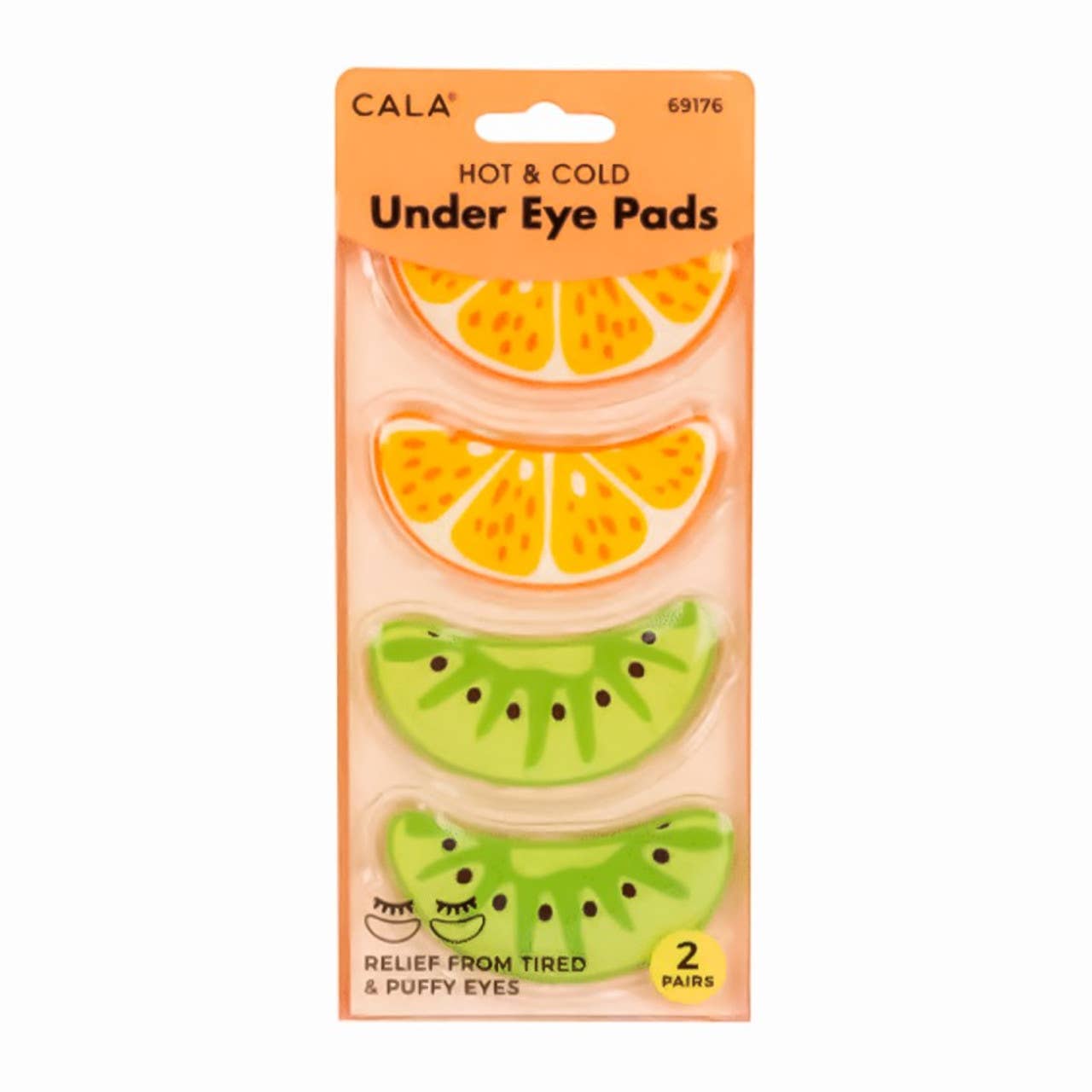 CALA Hot and Cold Under Eye Pads 2 Pack: Watermelon Cucumber