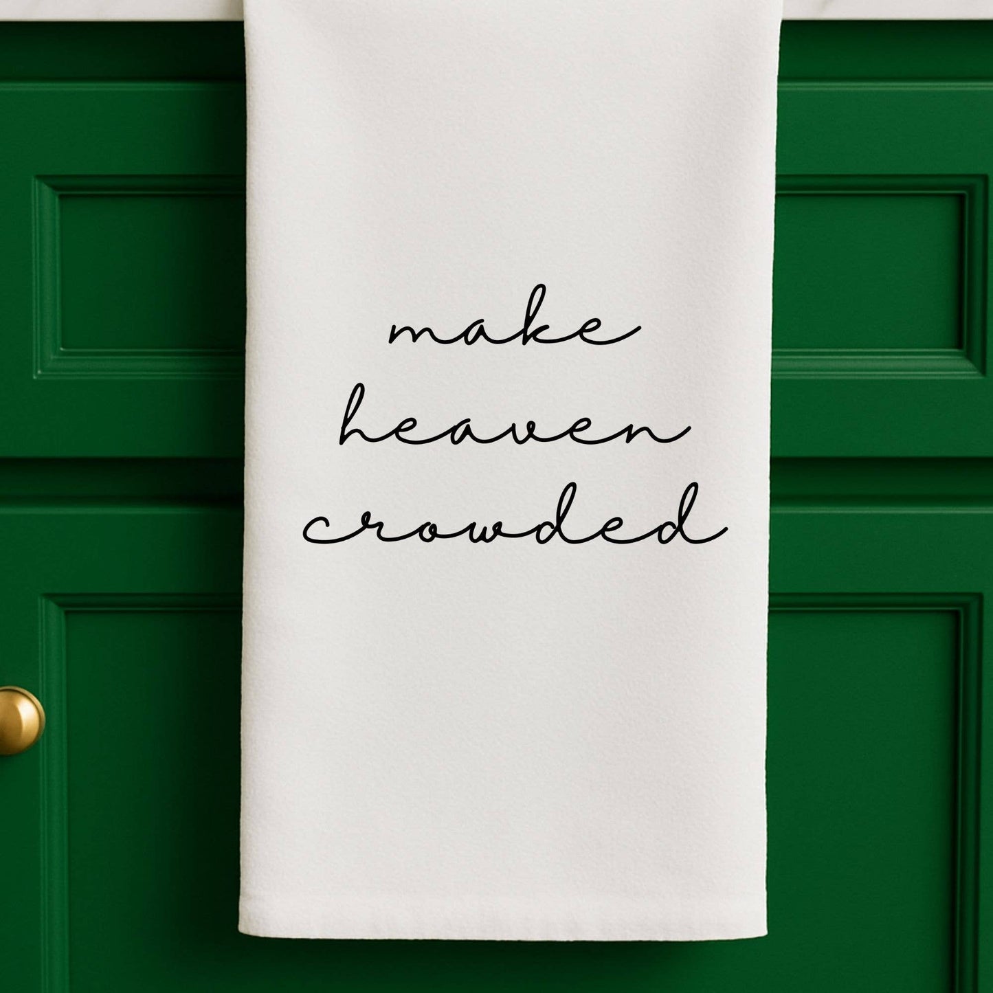 Faith gift christian gift Easter Make Heaven Crowded towel